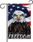 Bald Eagle Freedom Garden Flag - Bald Eagle with American Flag and 'FREEDOM' Banner